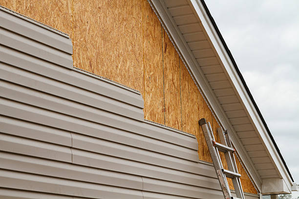 Professional Storm Damage Siding Repair technician working in Bowling Green, OH